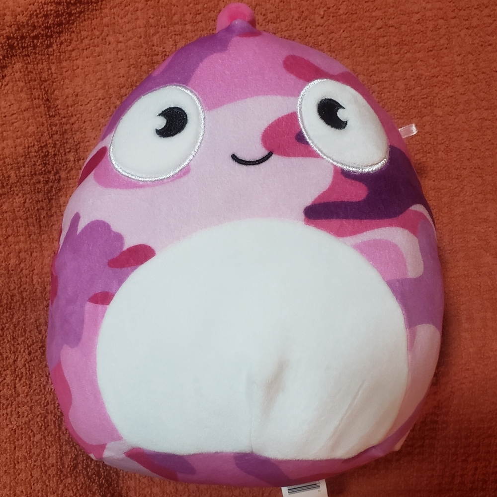 Squishmallow Bronte Chameleon purple 8 inch like new small damage no tag